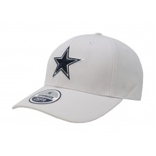 COWBOYS NFL Dallas Basic Wool White Navy Blue Strapback Cap Adult Hombre Hat 767695035860 eb-73357582